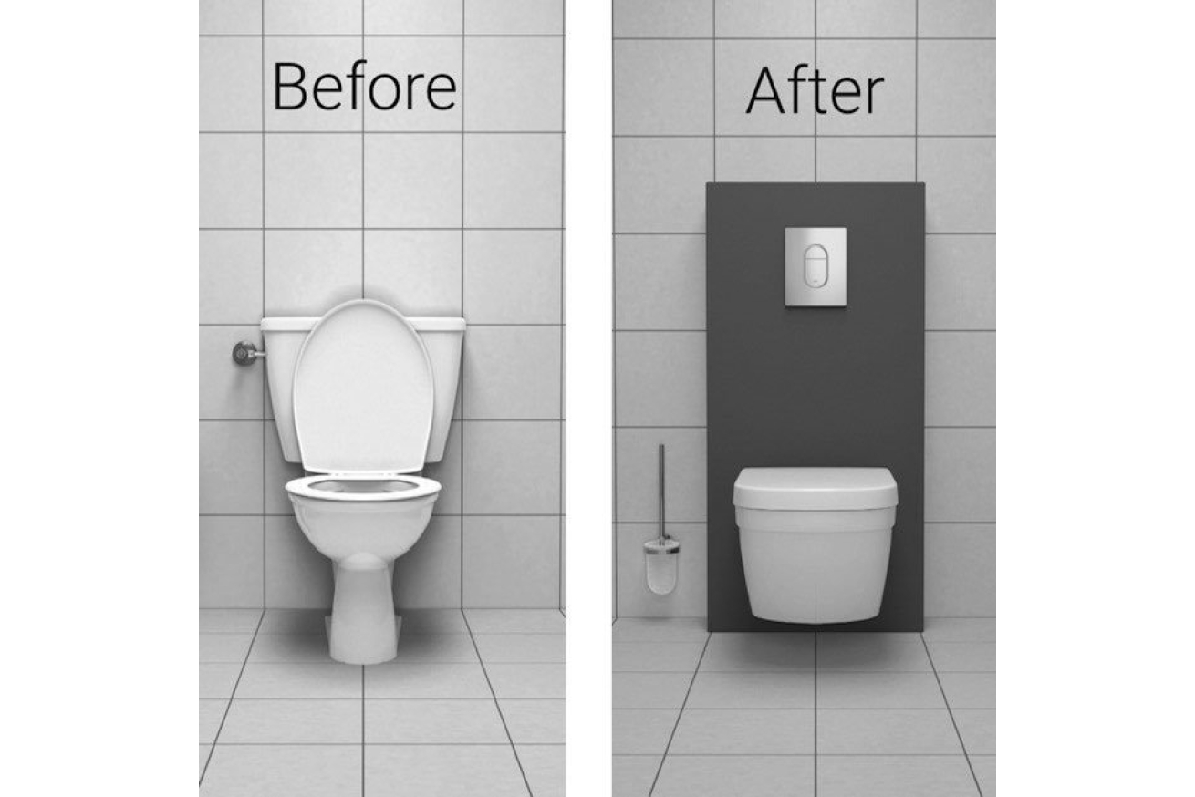 Система инсталляции GROHE Solido Monobloc для подвесного унитаза, сланцево-серый (39377XI0)
