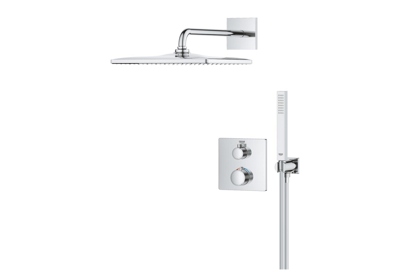 Душевая система GROHE Grontherm с термостатом для душа, хром (34870000)