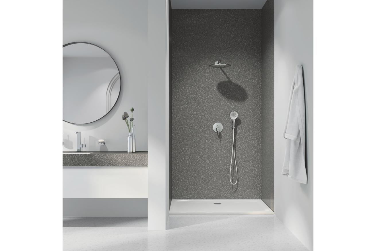 Ручной душ GROHE Rainshower SmartActive 130, 9,5 л/мин, 3 режима, хром (26574000)