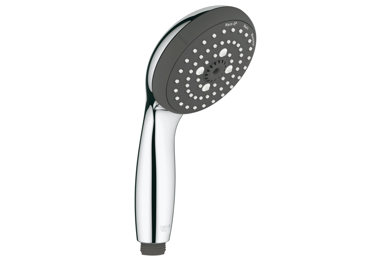 Ручной душ GROHE Vitalio Start 100, 3 режима, хром/черный (26031000)