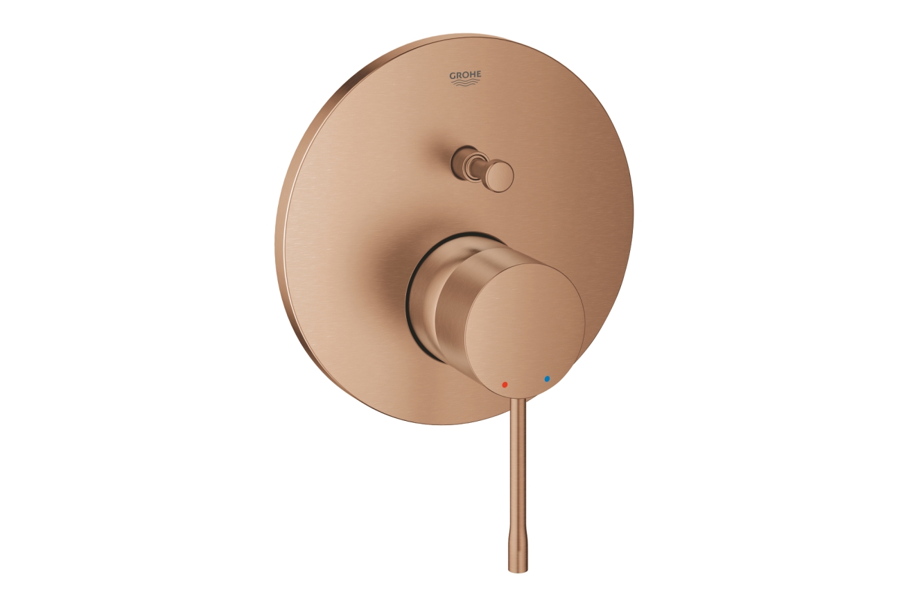 Душевая система GROHE Essence со смесителем для ванны, теплый закат глянец (25287DA0)