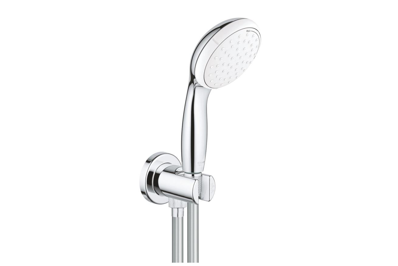 Душевая система GROHE BauEdge со смесителем для ванны, хром (1000191)
