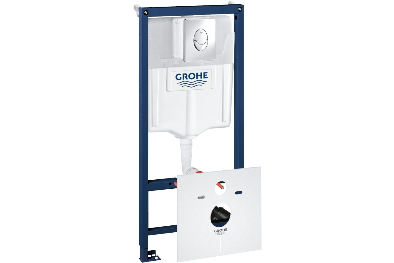 Комплект инсталляции GROHE Rapid SL 4 в 1 с унитазом Euro Ceramic и сиденьем с микролифтом (NW0133)