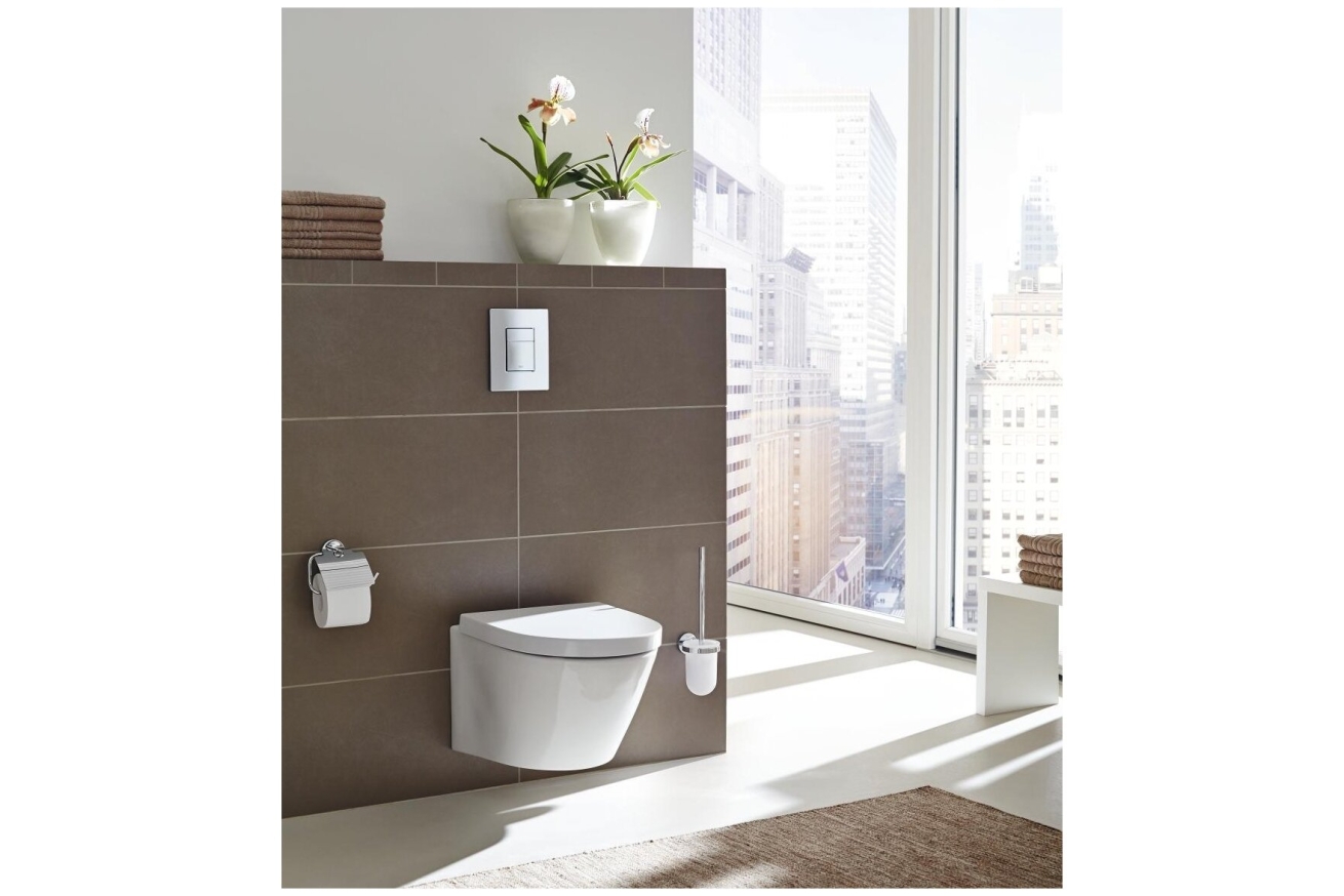 Комплект инсталляции для унитаза GROHE Rapid SL 4 в 1 с панелью смыва Skate Cosmopolitan, хром (38775001)