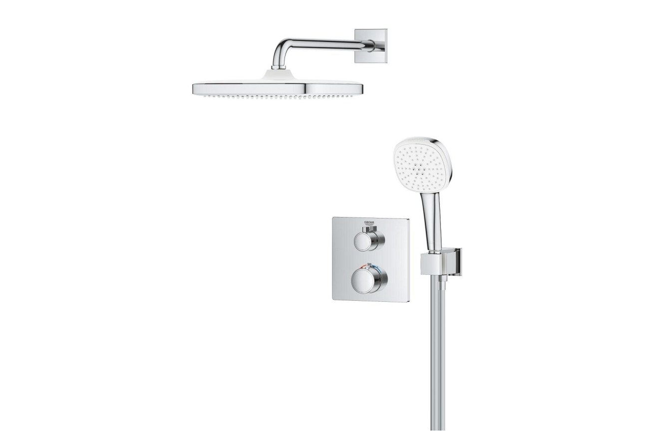 Душевая система GROHE Grontherm с термостатом для душа, хром (34871000)