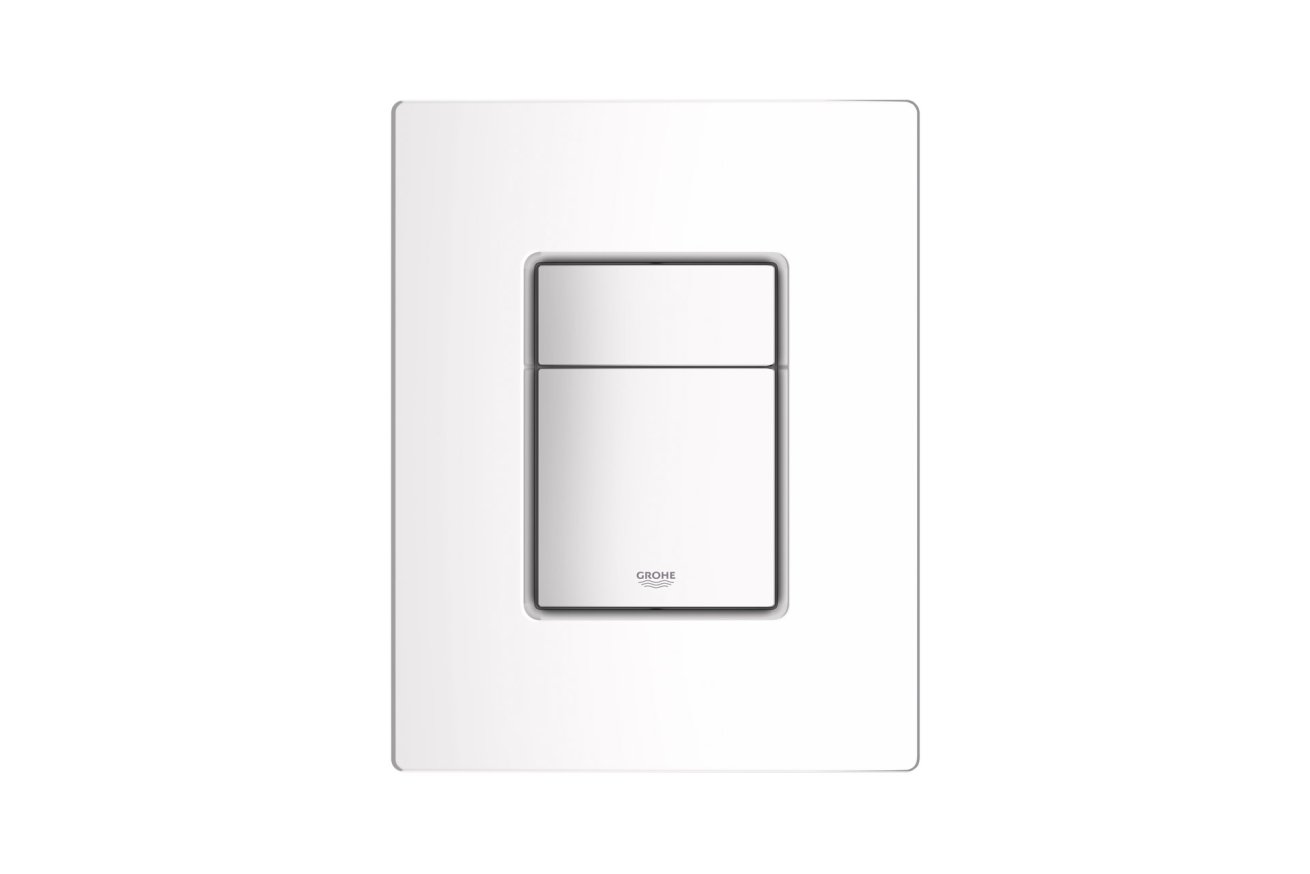 Панель смыва для унитаза GROHE Skate Cosmopolitan, 3 режима, альпин-белый (38732SH0)