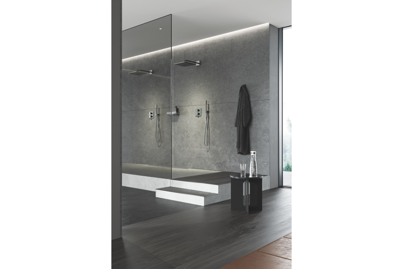 Ручной душ GROHE Sena Stick, 1 режим, темный графит глянцевый (26465A00)