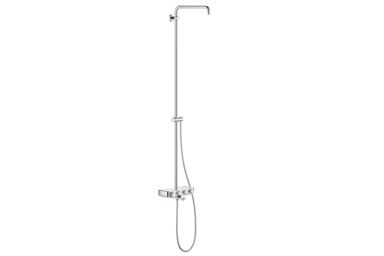 Душевая система GROHE Euphoria SmartControl System Duo с термостатом для ванны, хром (26512000)