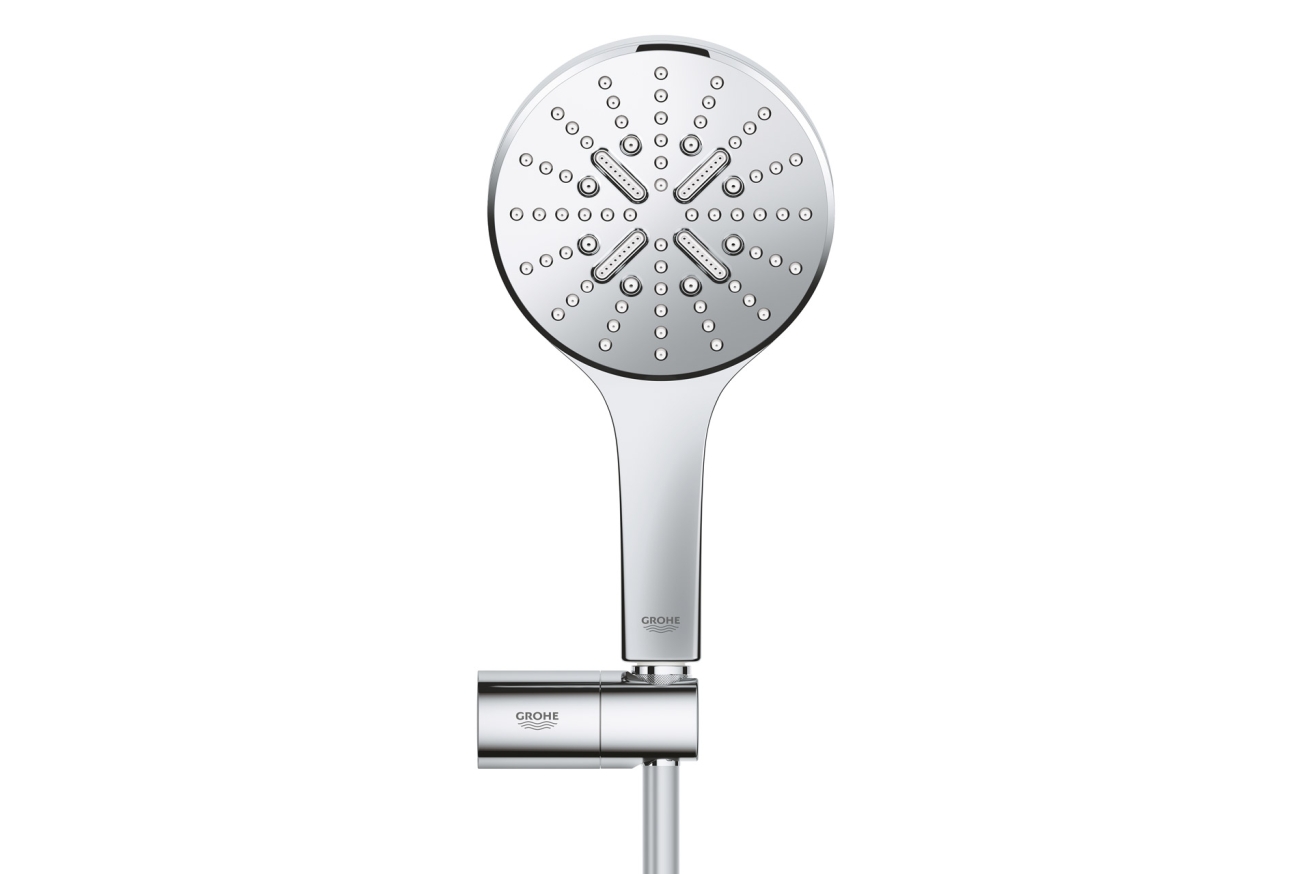 Душевой набор GROHE Rainshower SmartActive 130, 3 режима, 1500 мм, 9,5 л/мин, хром (26580000)