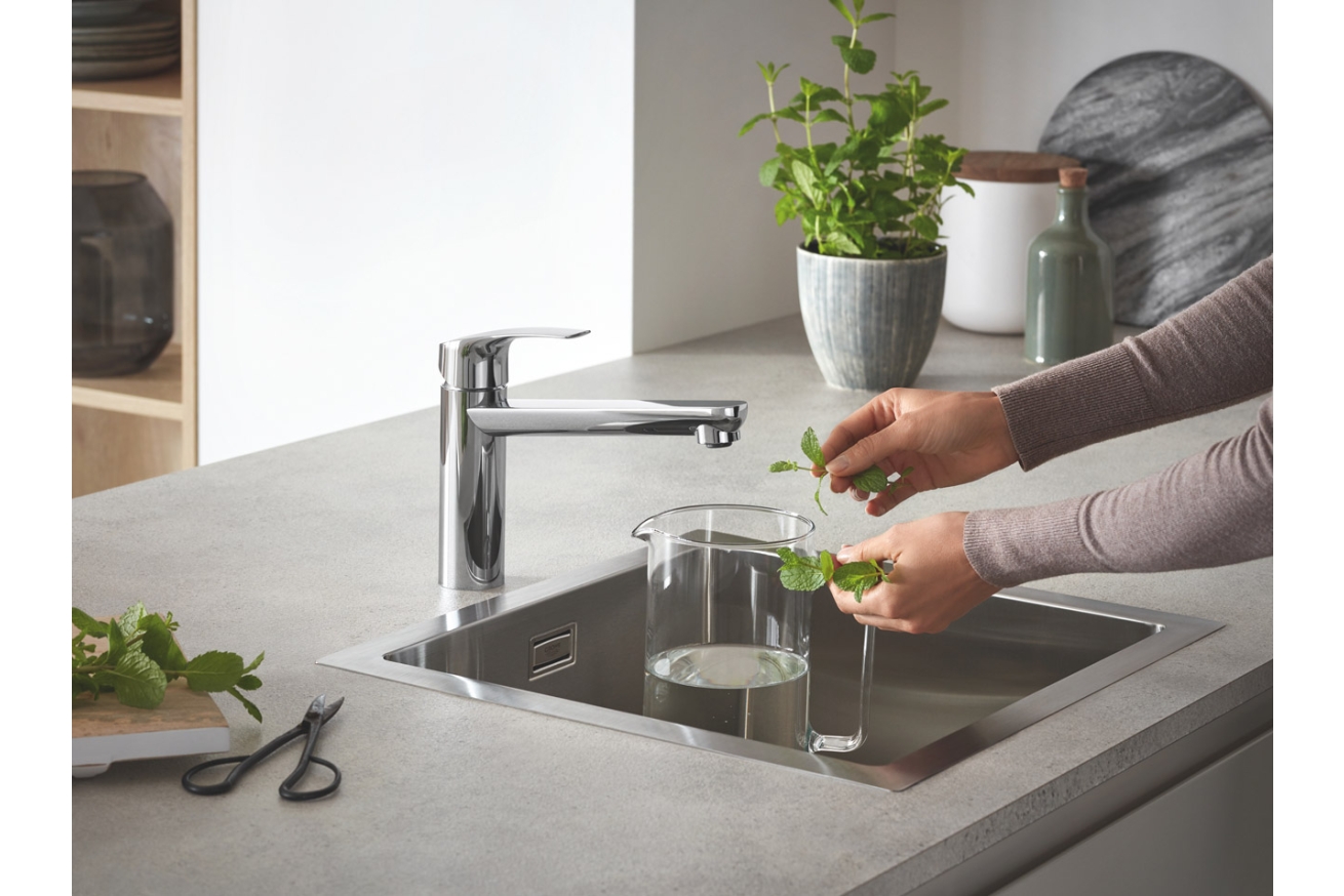 Смеситель для кухни GROHE Eurosmart, хром (30463000)