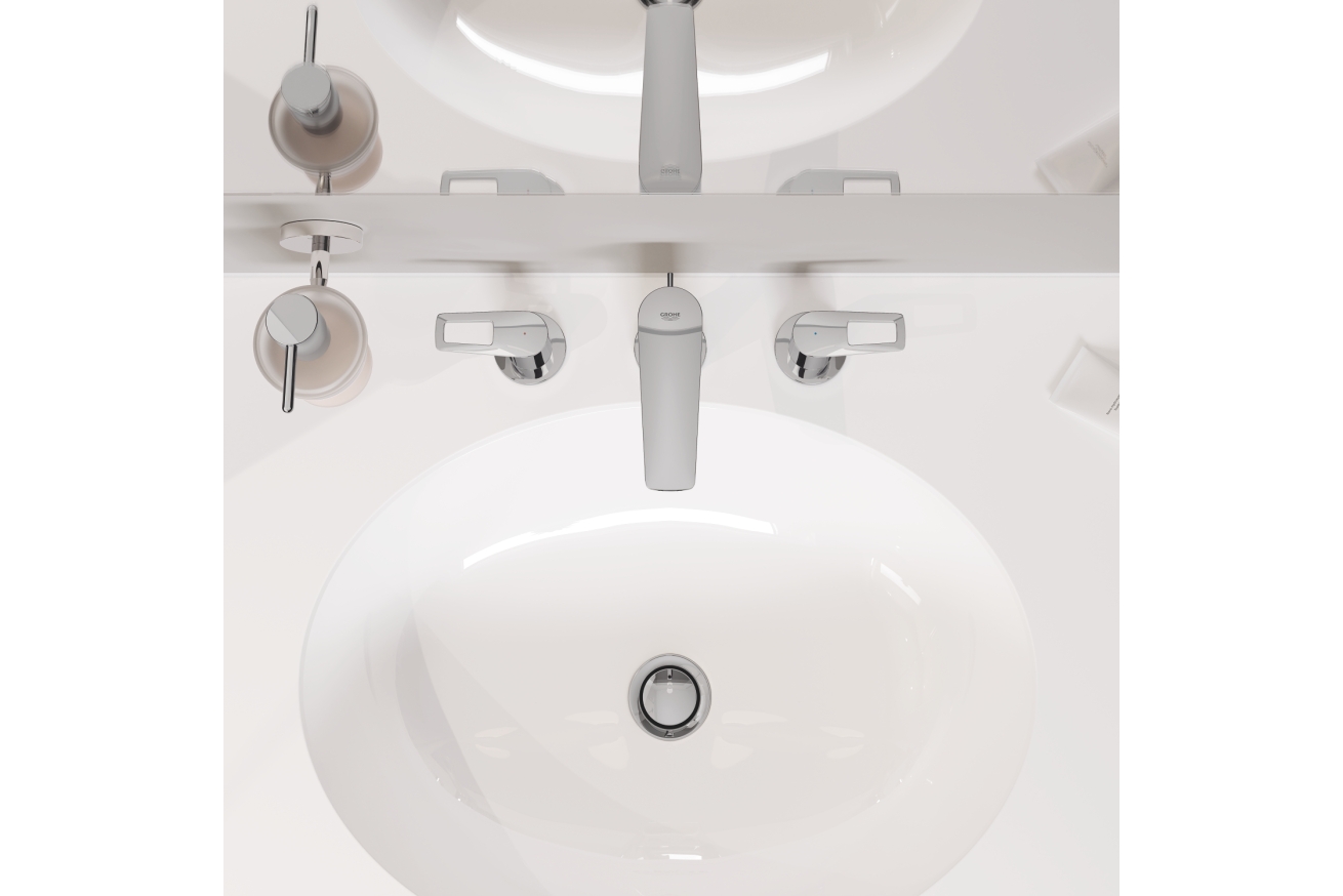 Раковина встраиваемая GROHE Bau Ceramic Universal 55 см, альпин-белый (39423000)