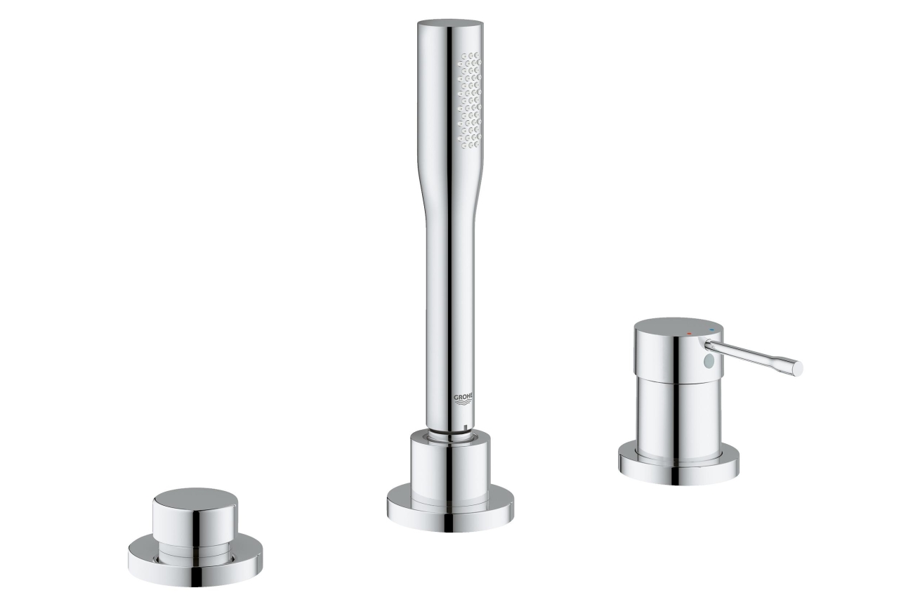 Смеситель для ванны GROHE Essence на 3 отверстия, хром (19976001)
