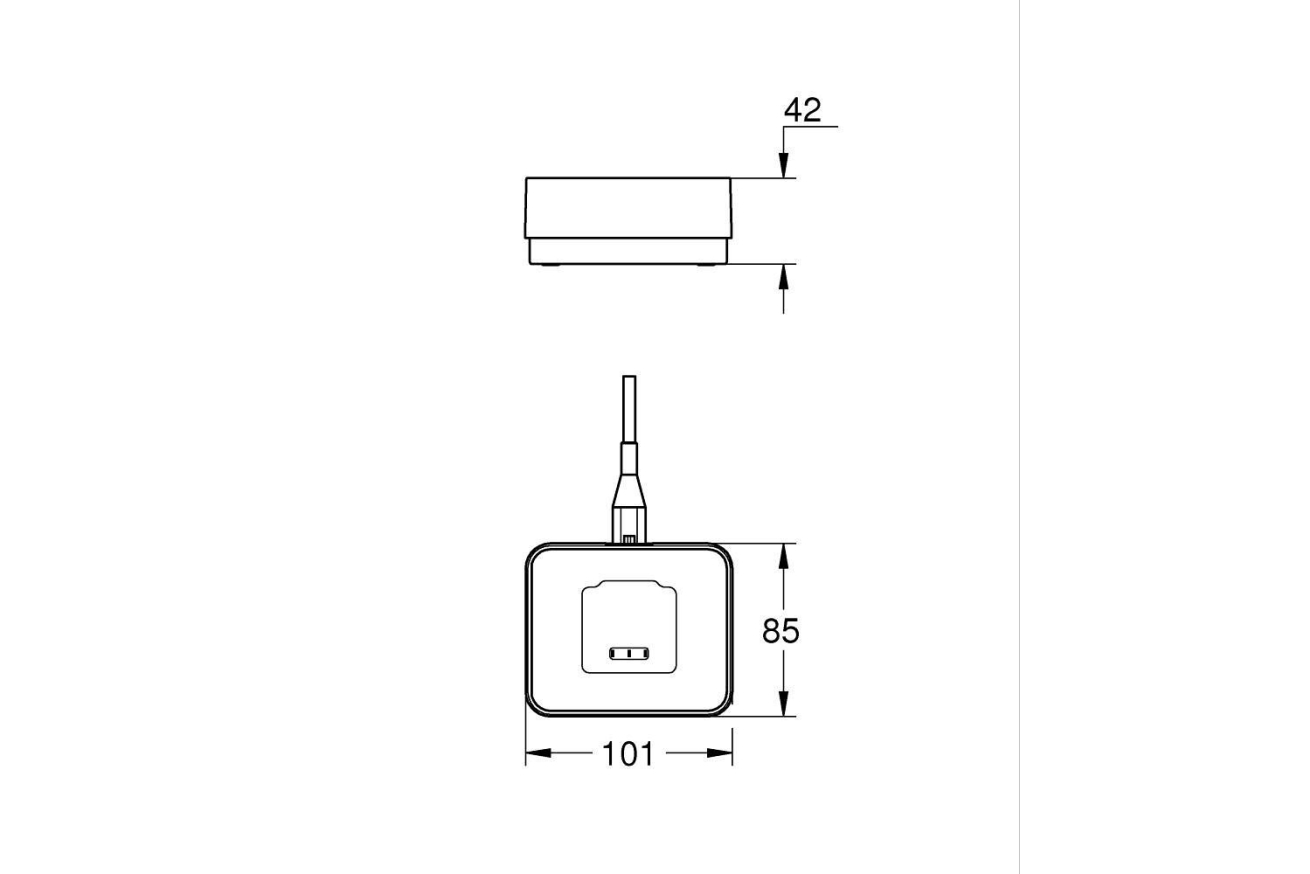 Зарядное устройство для GROHE PufeFoam, тип C, белый (1033849990)