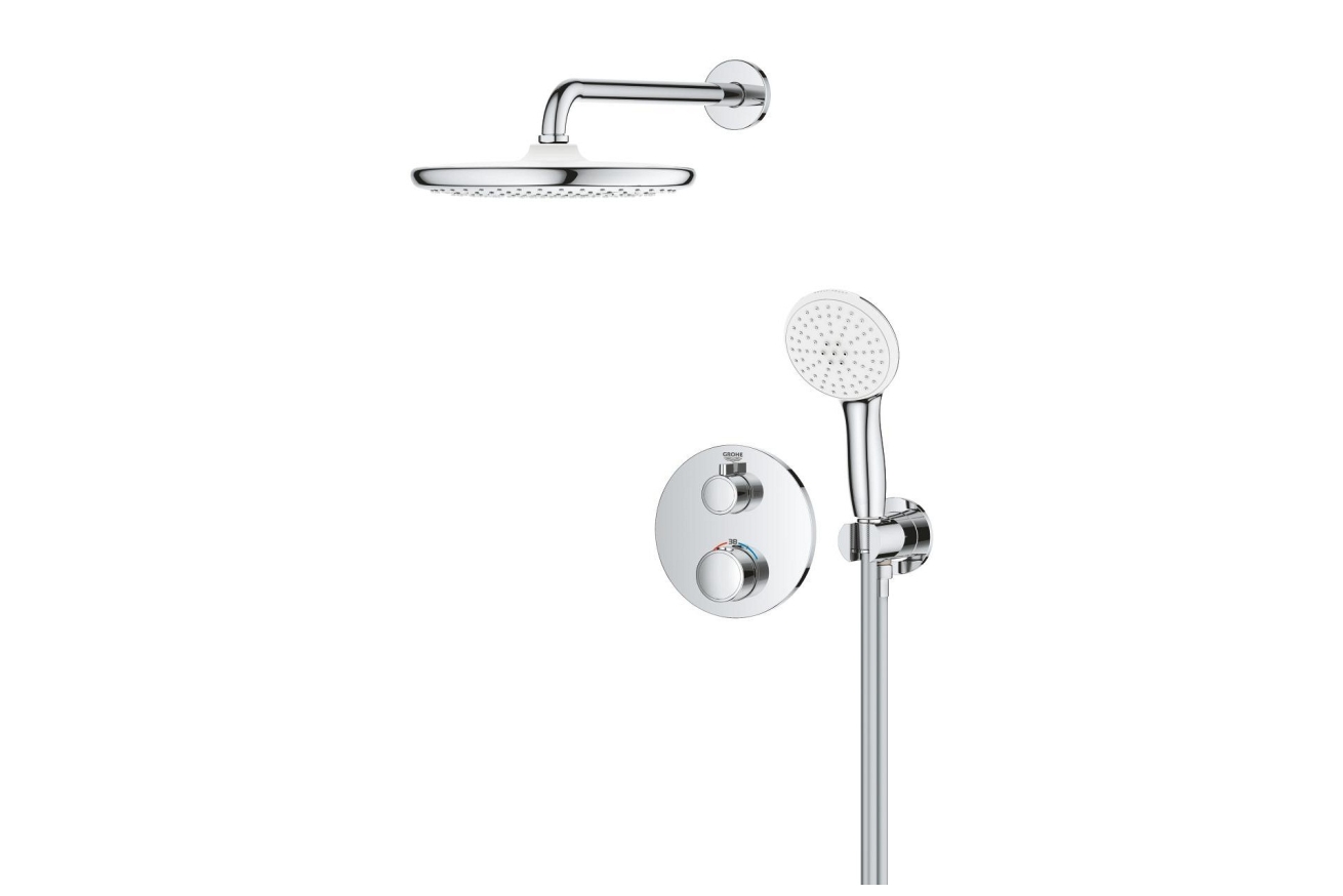 Душевая система GROHE Grontherm с термостатом для душа, хром (34872000)