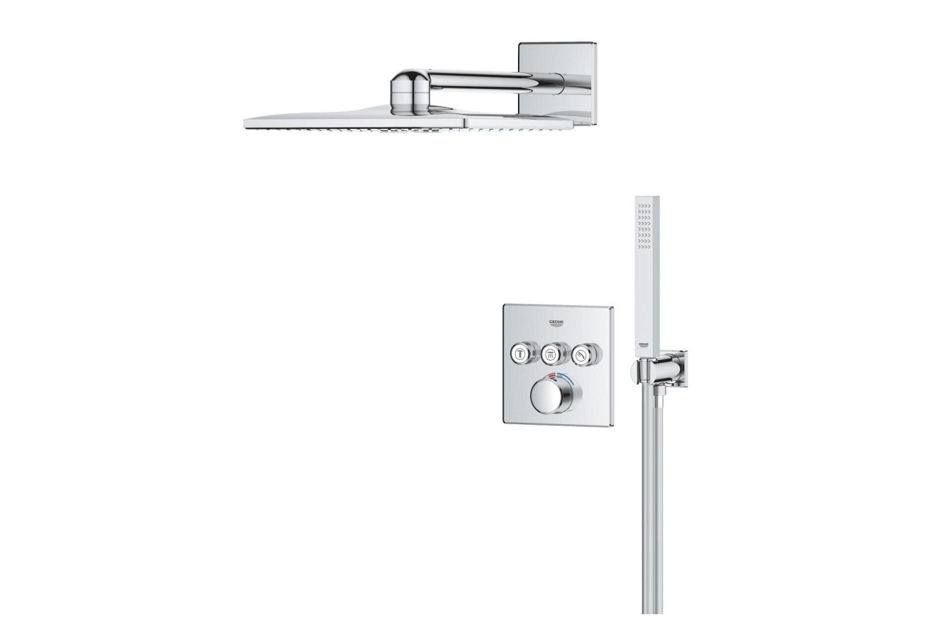 Душевая система GROHE SmartControl с термостатом для душа, хром (34873000)