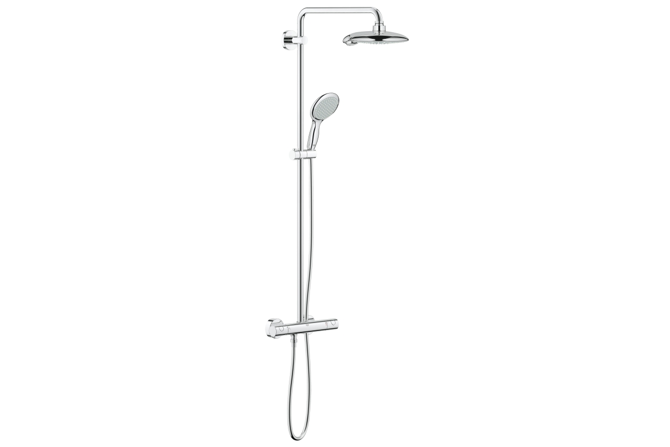 Душевая система GROHE Euphoria Power&Soul 190 с термостатом для душа, хром (26186000)