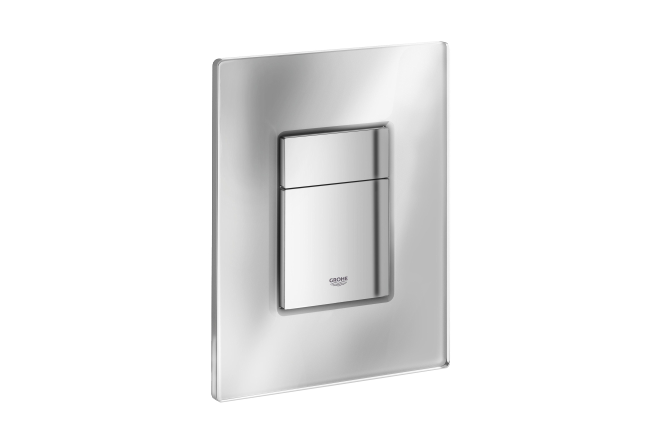 Панель смыва для унитаза GROHE Skate Cosmopolitan Glass, 3 режима, матовый титан (38845BS0)