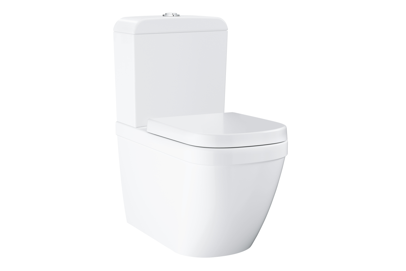 Напольный унитаз GROHE Euro Ceramic с сиденьем, альпин-белый (NW0357)