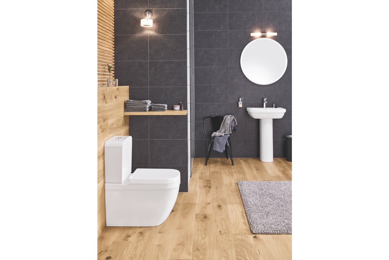 Напольный унитаз GROHE Euro Ceramic с сиденьем, альпин-белый (NW0357)