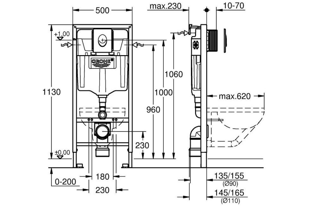 21. Схема монтажа навесного унитаза. Roca duplo wc 890090020. 9300302 teceprofil модуль для установки унитаза. 1.