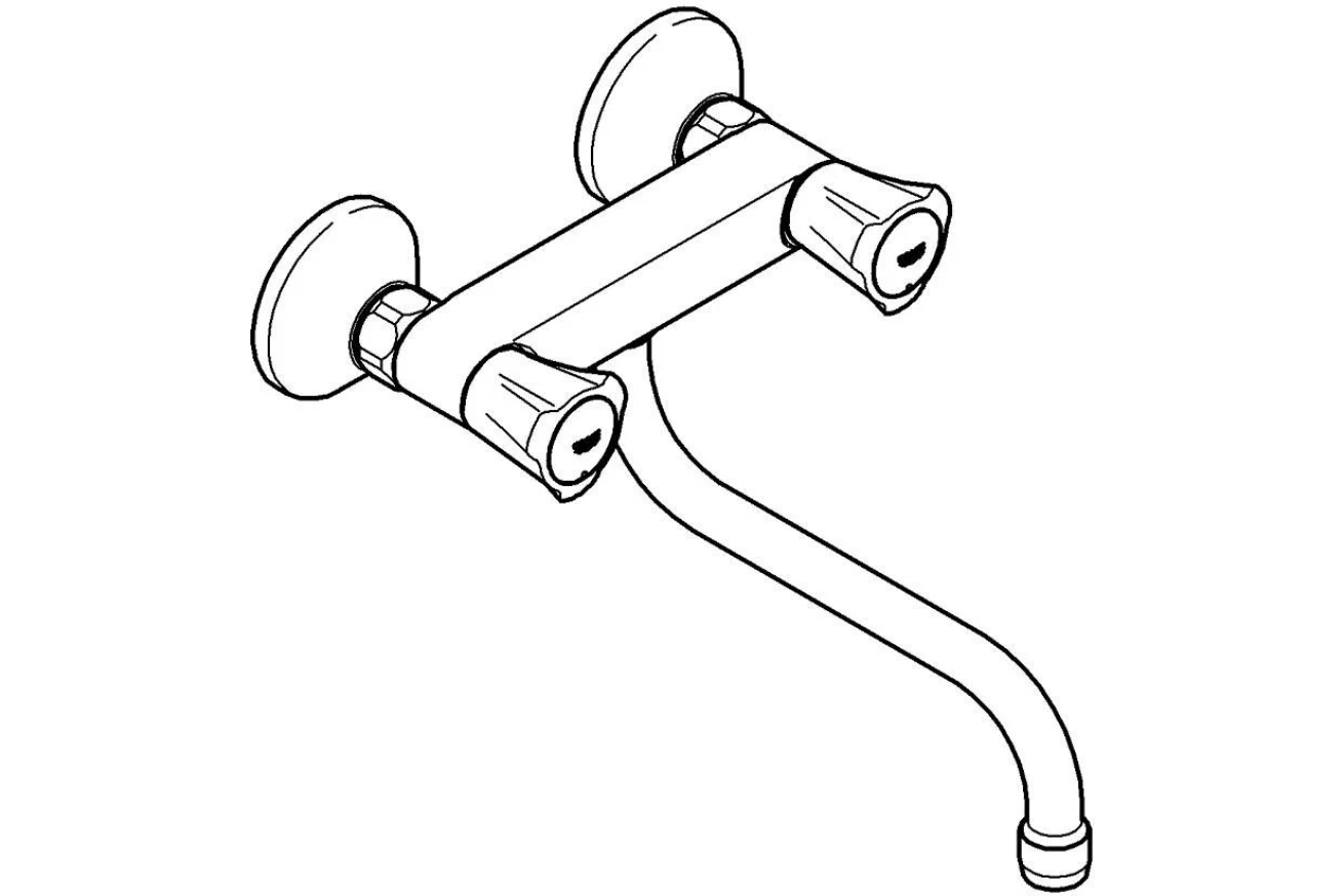 Смеситель для кухни GROHE Costa L, хром (31187001)