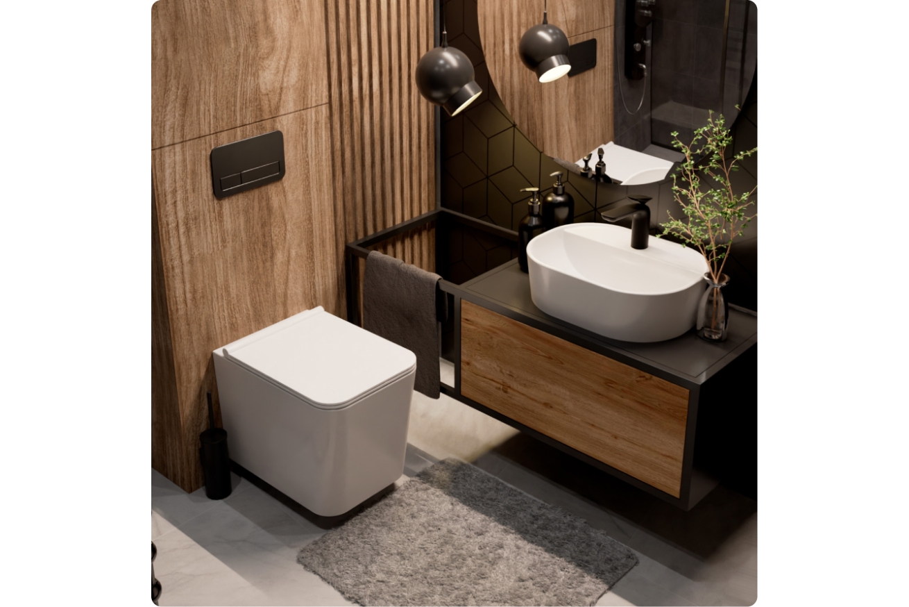 Комплект инсталляции GROHE Rapid SL 38772SH0 с унитазом AQUAme AQM2003 и сиденьем с микролифтом (NW0287)