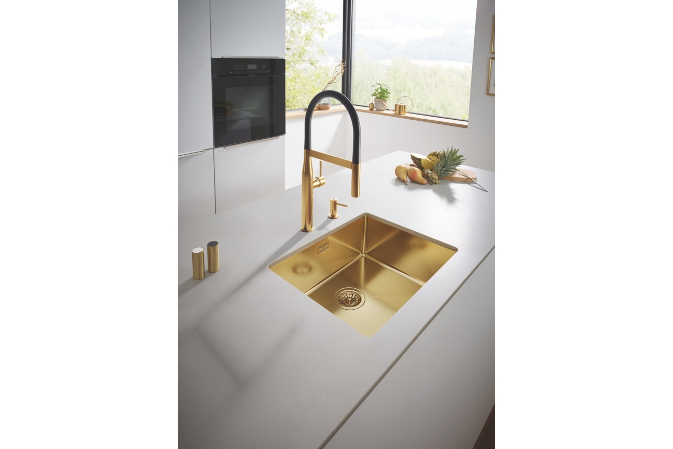 Дозатор жидкого мыла GROHE Cosmopolitan, холодный рассвет матовый, (40535GN0)