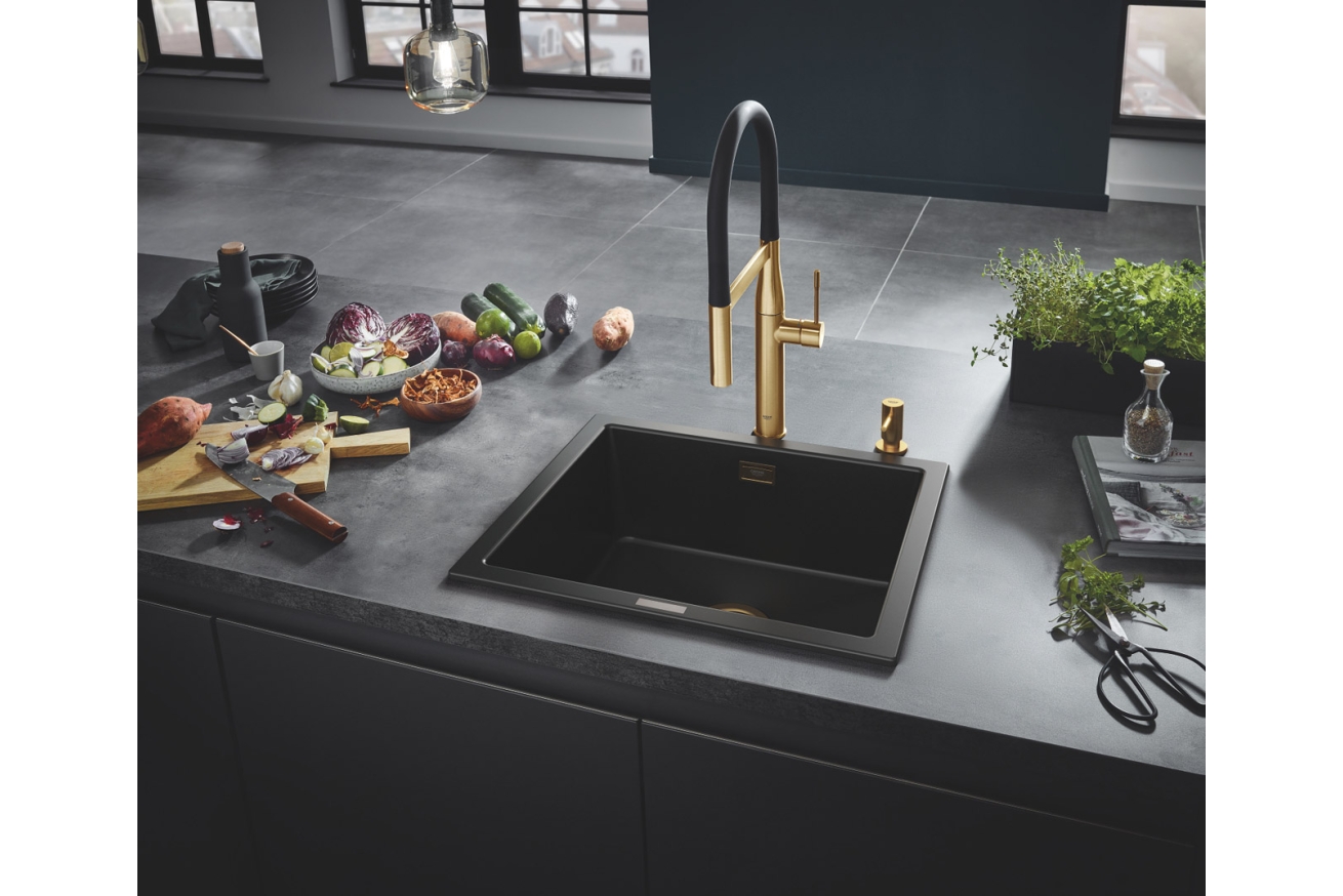 Дозатор жидкого мыла GROHE Cosmopolitan, холодный рассвет матовый, (40535GN0)