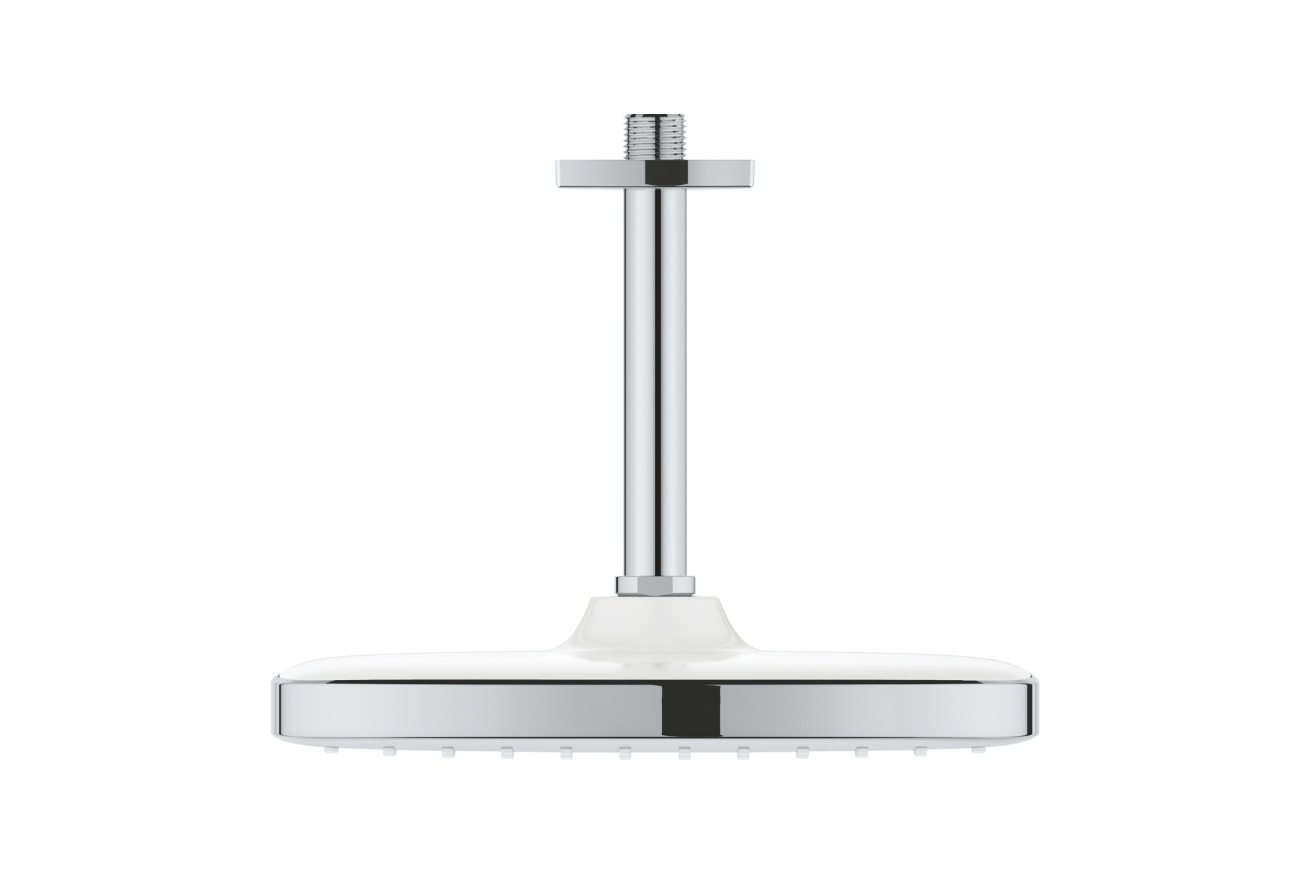 Верхний душ GROHE Tempesta cube 250, 9,5 л/мин, 1 режим, 142 мм, хром/белый (26688000)