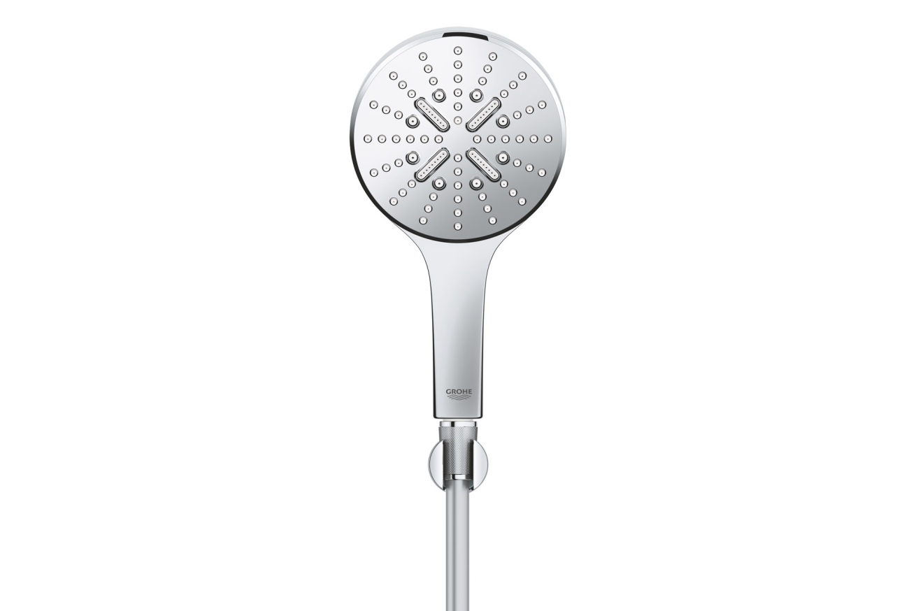 Душевой набор GROHE Rainshower SmartActive 130, 3 режима, 1500 мм, 9,5 л/мин, хром (26581000)