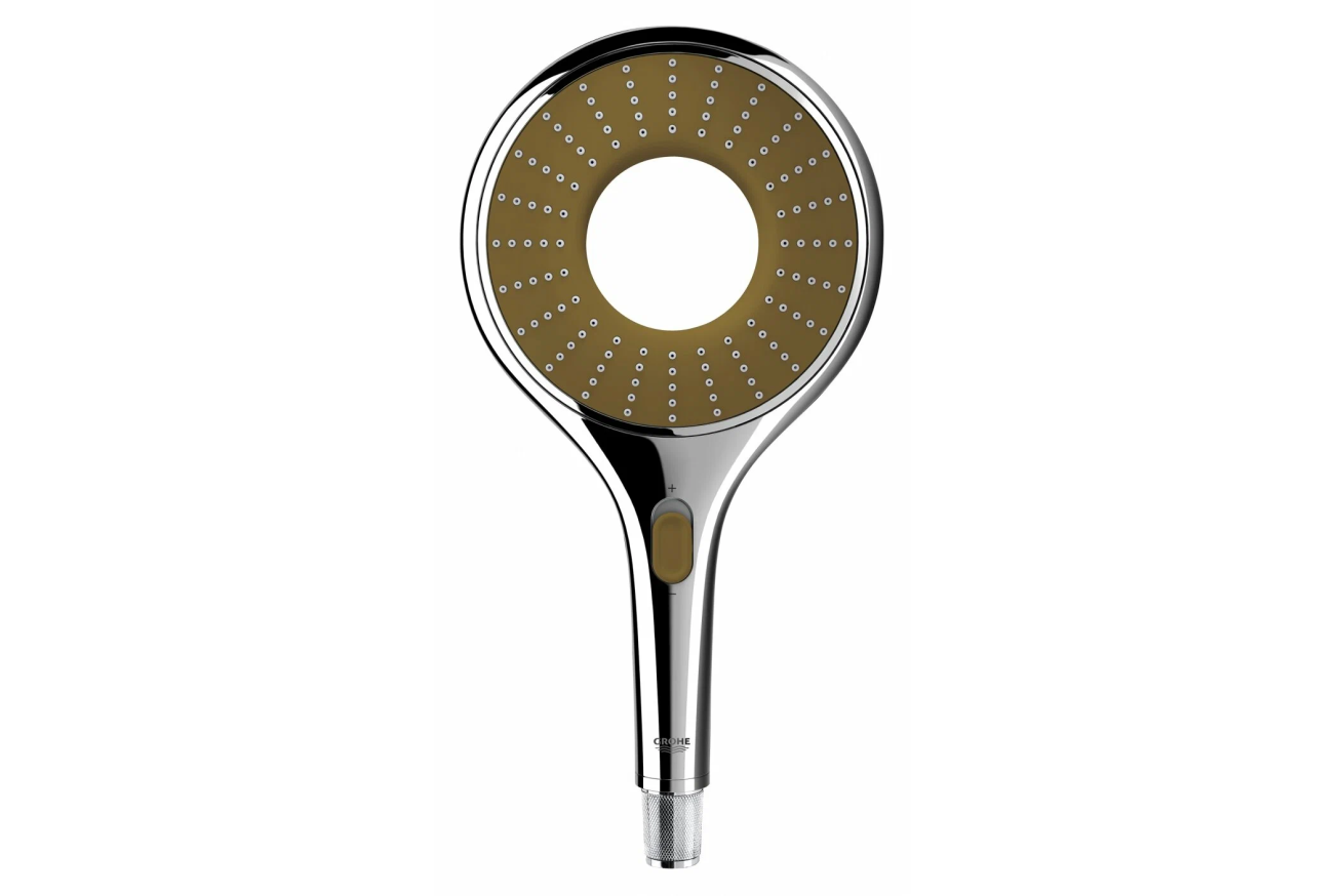 Ручной душ GROHE Rainshower Icon, 2 режима, хром/коричневый (27633000)