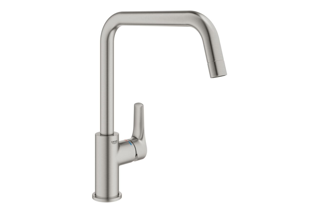 Смеситель для кухни GROHE Eurosmart, суперсталь (30567DC0)