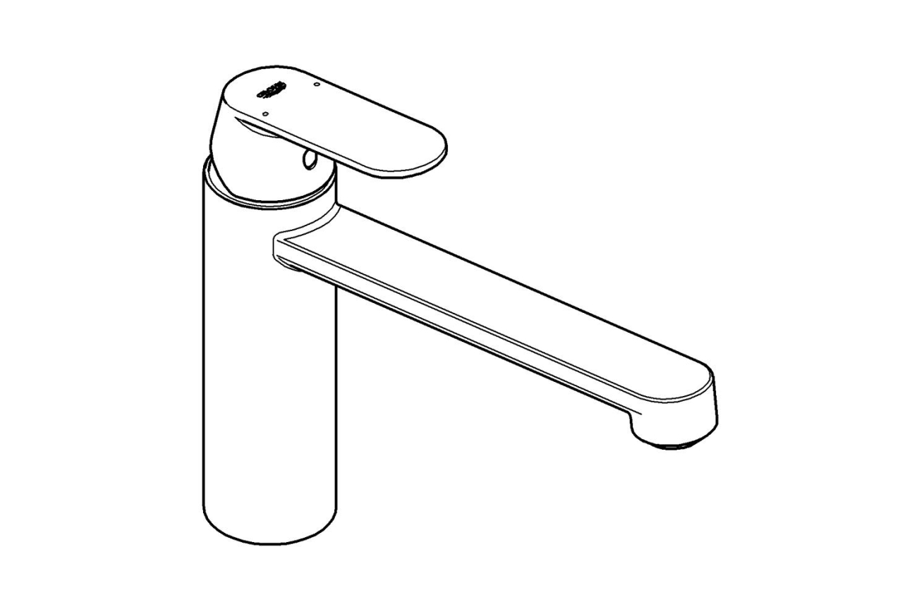 Смеситель для кухни GROHE Eurosmart Cosmopolitan, хром (30193000)