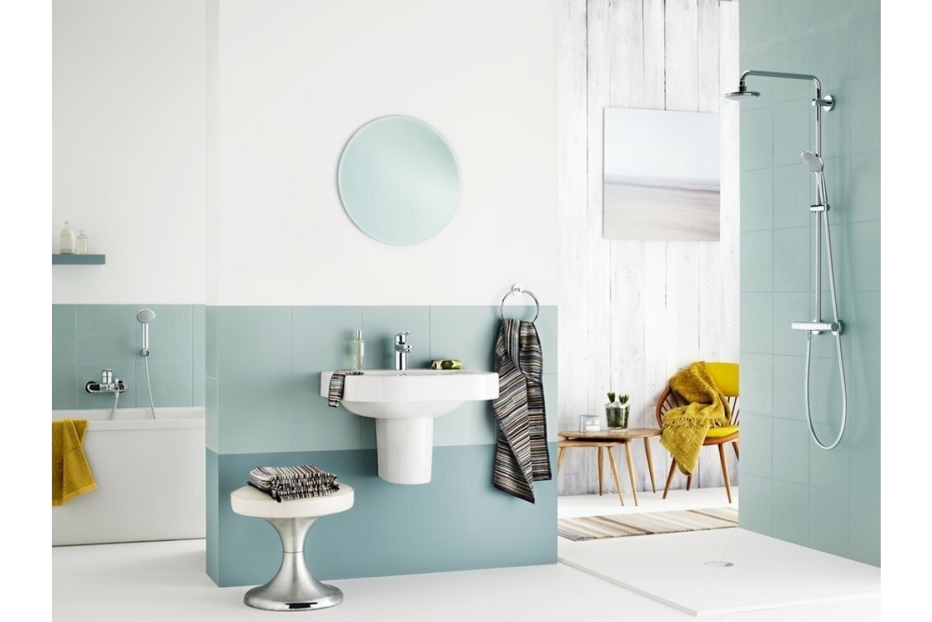 Смеситель для раковины GROHE Europlus, хром (33163002)