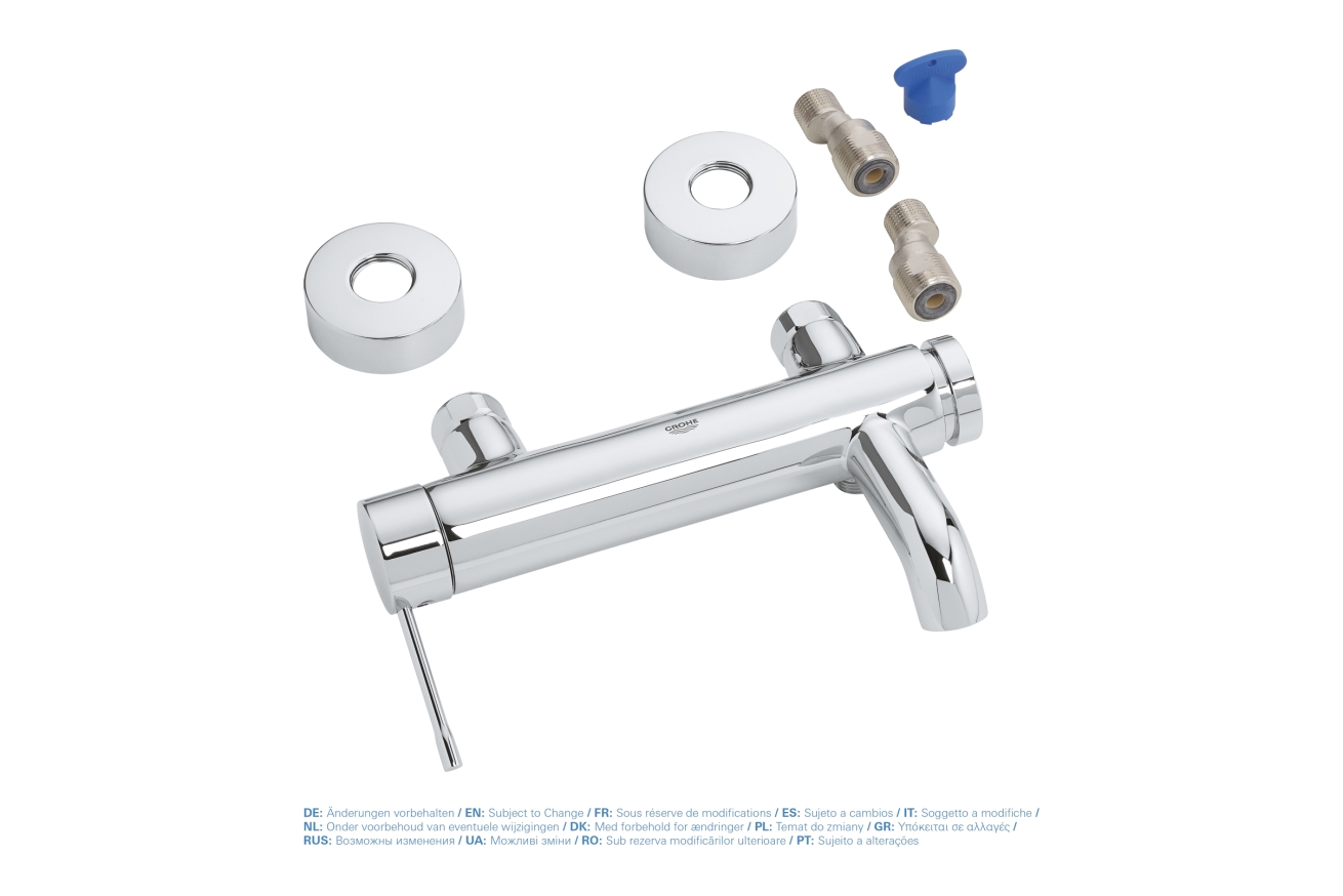 Смеситель для ванны GROHE Essence, хром (33624001)