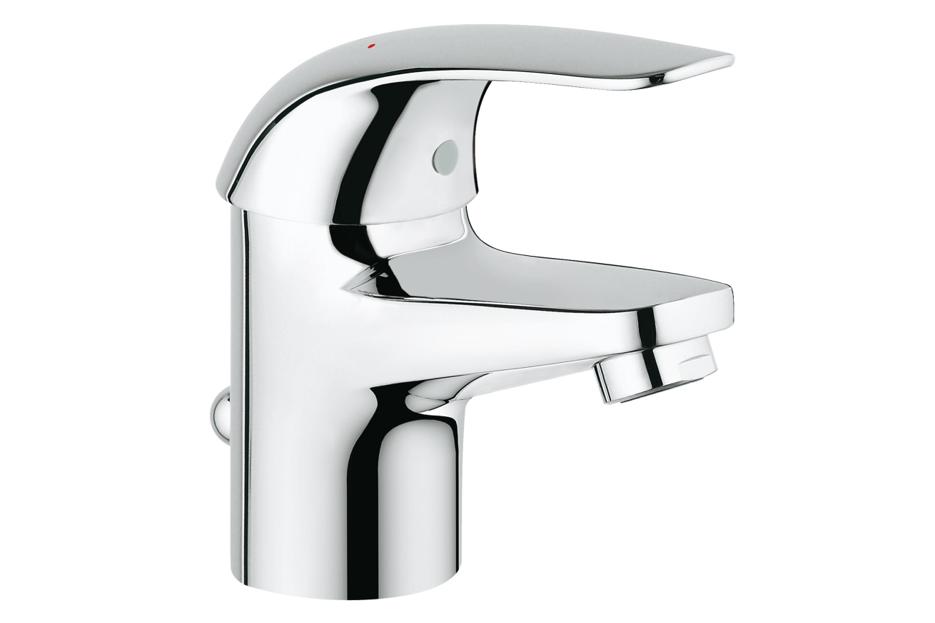 Смеситель для раковины GROHE Euroeco с донным клапаном, S-size, хром (23262000)