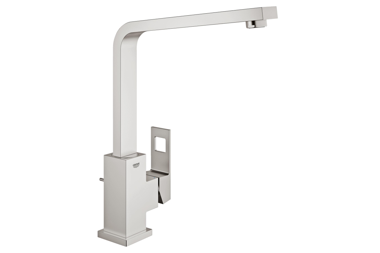 Смеситель для кухни GROHE Eurocube, суперсталь (31255DC0)