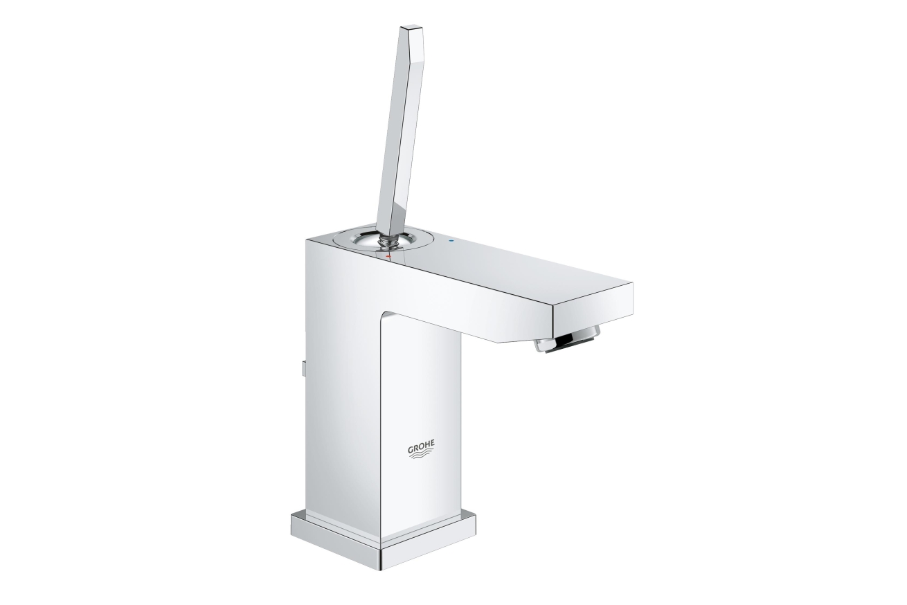 Смеситель для раковины GROHE Eurocube Joy с донным клапаном, S-size, хром (23654000)
