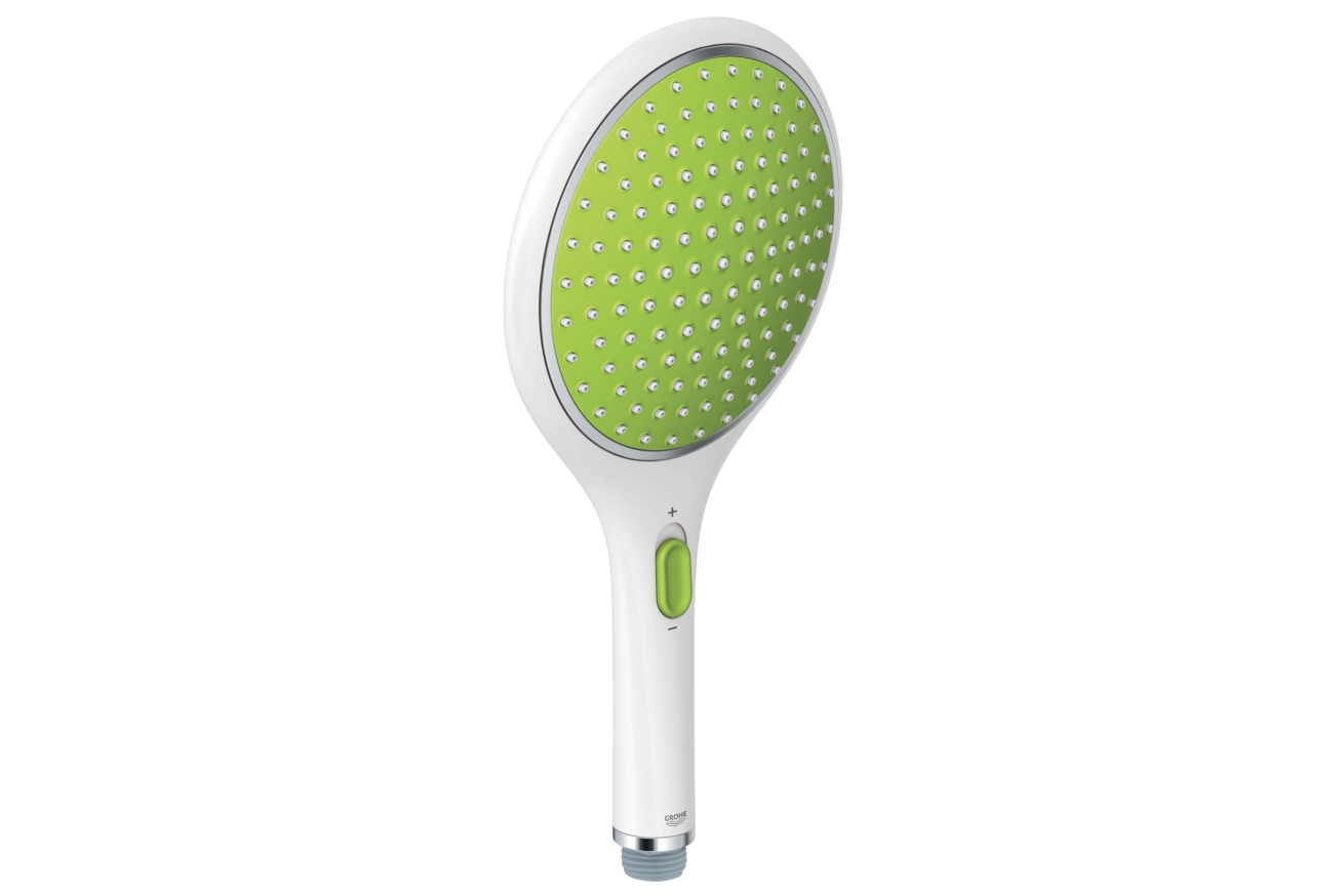 Ручной душ GROHE Rainshower Solo, 2 режима, белая луна/зеленый (27272LS0)