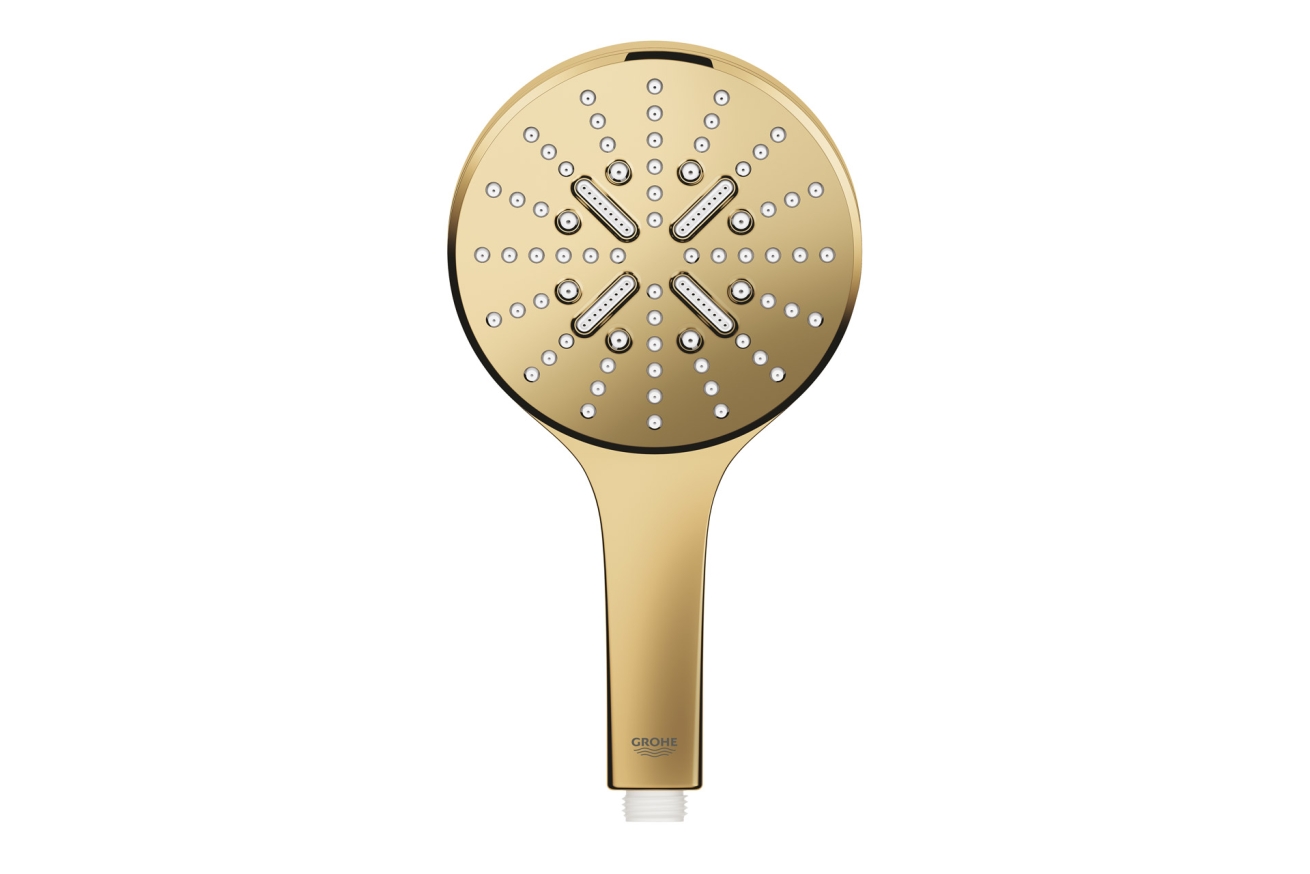 Ручной душ GROHE Rainshower SmartActive 130, 3 режима, холодный рассвет глянец (26574GL0)