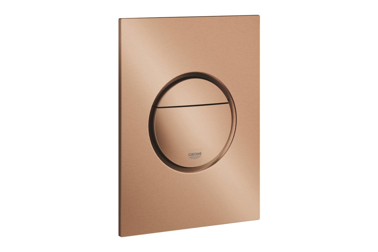 Панель смыва для унитаза GROHE Nova Cosmopolitan S, 3 режима, теплый закат матовый (37601DL0)