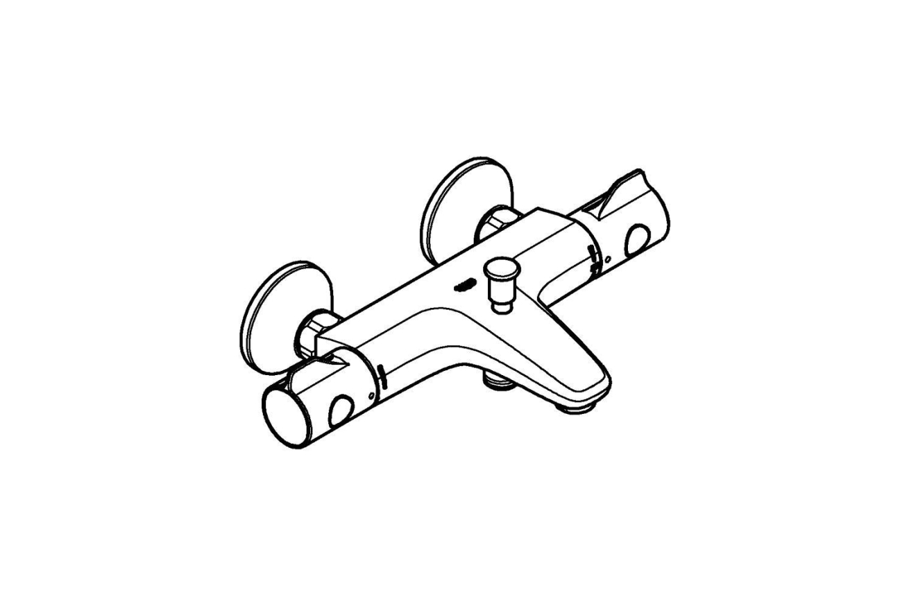 Душевой набор GROHE для ванной комнаты Grohtherm 800 (NB0031-1)
