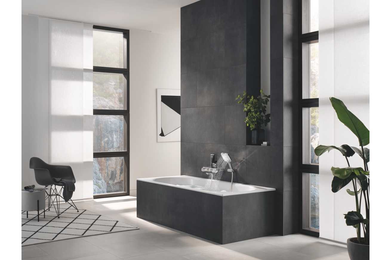 Ручной душ GROHE Rainshower SmartActive 130 Cube, 9.5 л/мин, 3 режима, хром (26582000)
