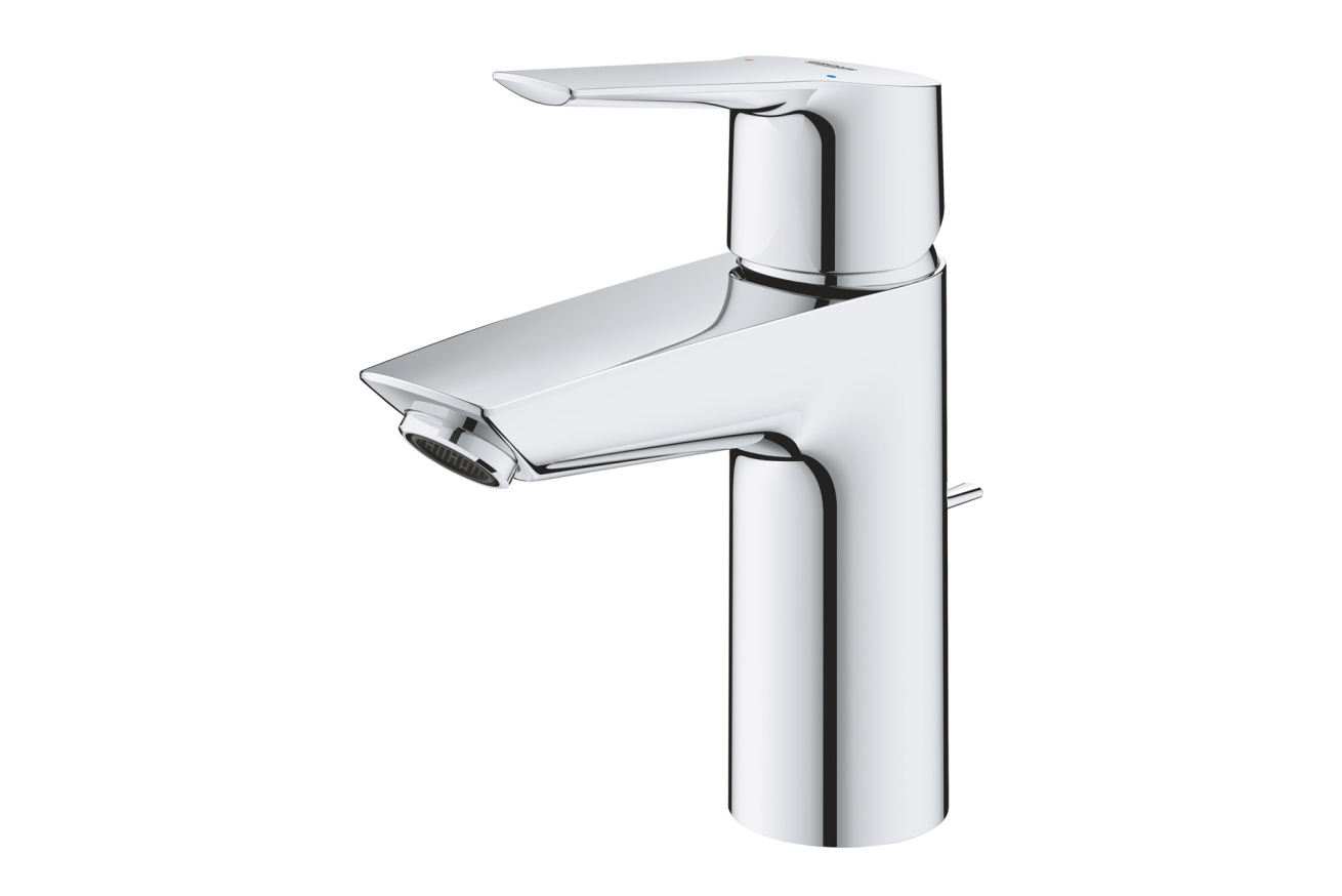 Смеситель для раковины GROHE Start QuickFix с донным клапаном, S-Size, хром (24209002)