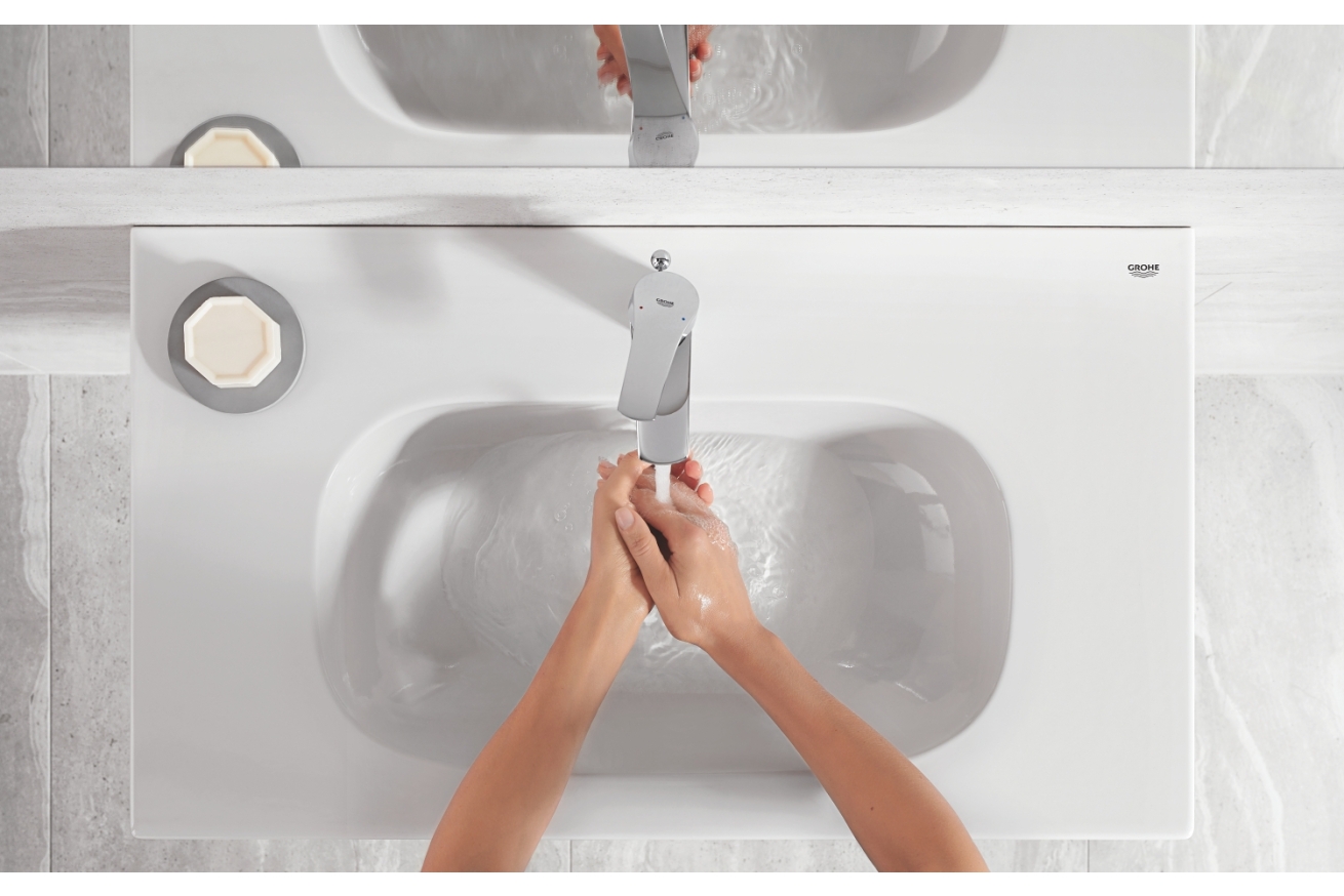 Смеситель для раковины GROHE Eurosmart, M-size, хром (23322001)