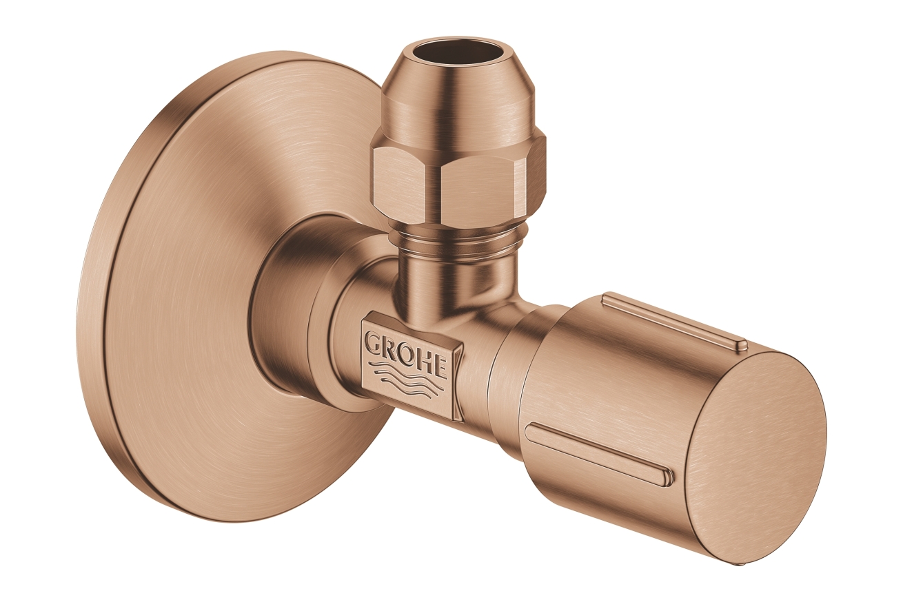Вентиль угловой GROHE 1/2 дюйма-3/8 дюйма, 1 шт, теплый закат, матовый (22037DL0)
