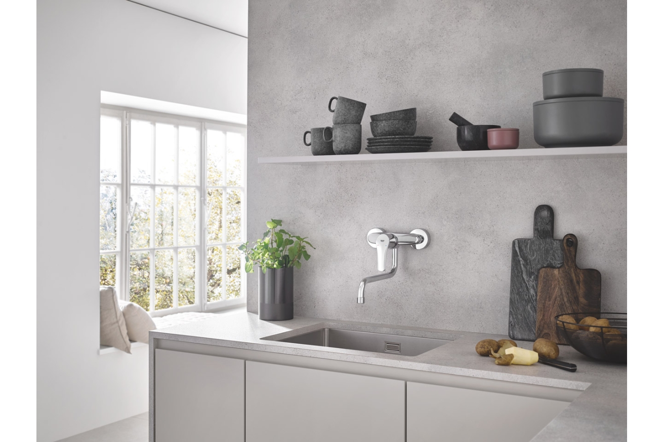 Смеситель для кухни GROHE Eurosmart, хром (32224003)
