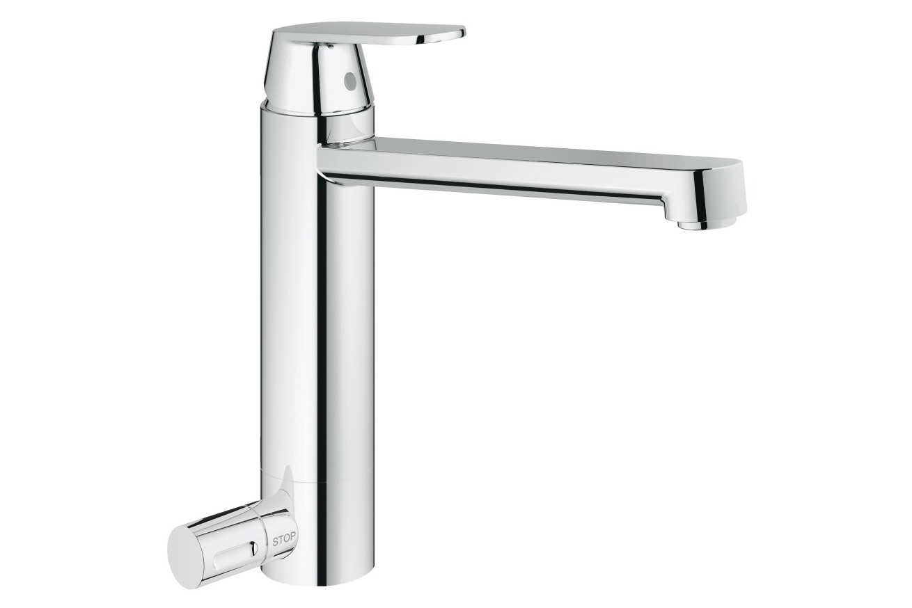 Смеситель для кухни GROHE Eurosmart Cosmopolitan с запорным вентилем, хром (30195000)