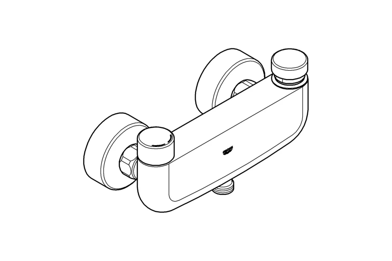 Смеситель для душа GROHE Eurosmart Cosmopolitan T, хром (36320000)