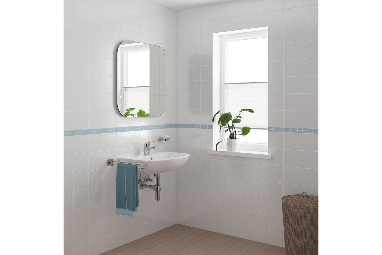Смеситель для раковины GROHE Euroeco с донным клапаном, S-size, хром (23262000)